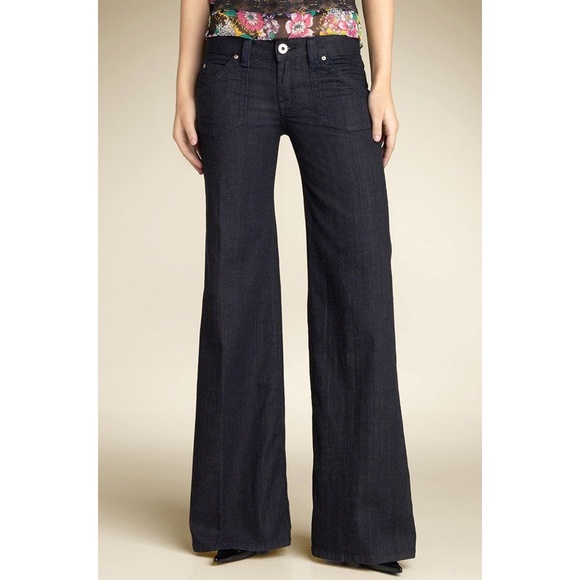 hudson wide leg trouser jeans